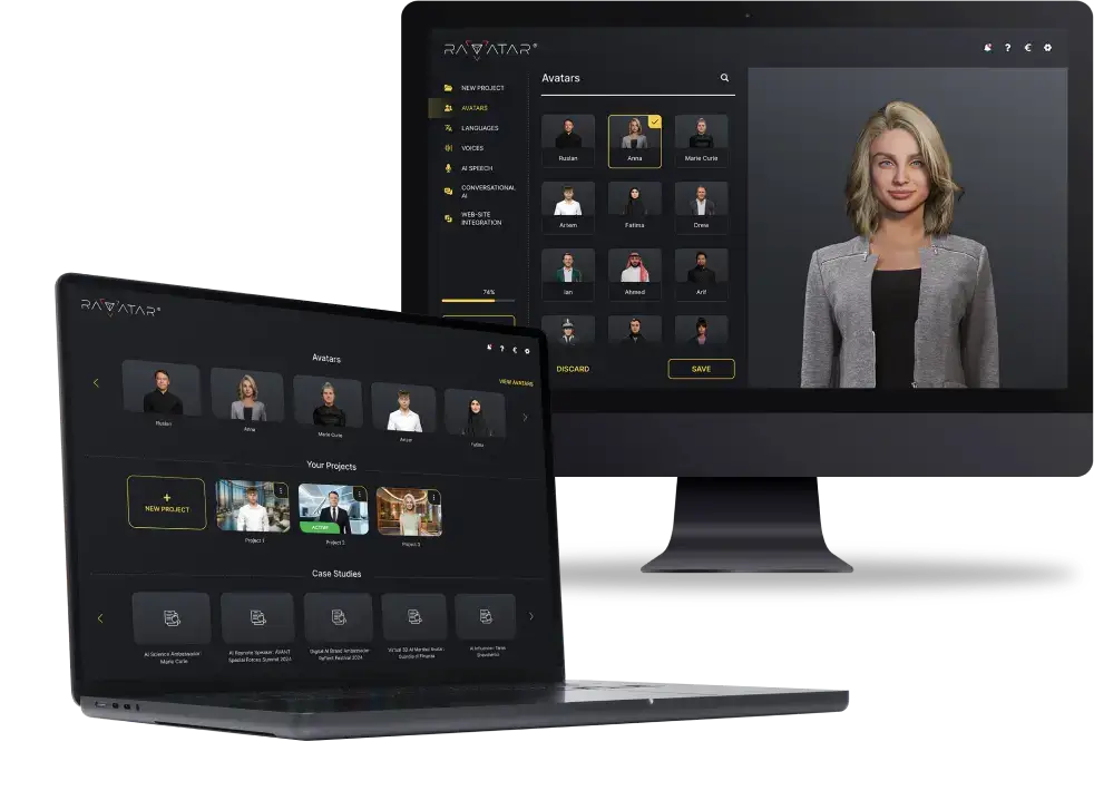 Genesis AI Avatar Studio interface
